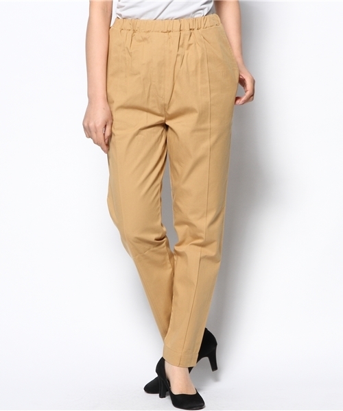 Kastane（カスタネ）の「【Kastane】テーパードパンツ（チノパンツ・レディース・オフホワイト/ベージュ/インディゴブルー/ネイビー・FREE）」の13枚目の写真