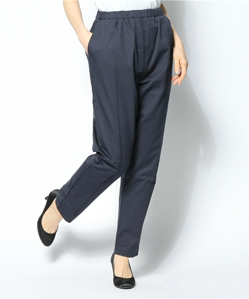 Kastane（カスタネ）の「【Kastane】テーパードパンツ（チノパンツ・レディース・オフホワイト/ベージュ/インディゴブルー/ネイビー・FREE）」の14枚目の写真