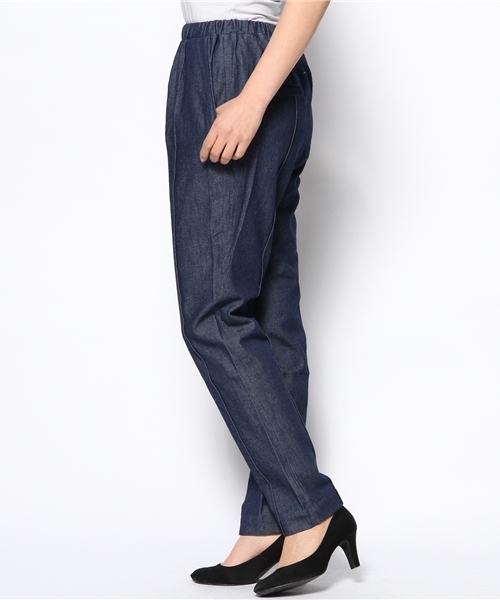 Kastane（カスタネ）の「【Kastane】テーパードパンツ（チノパンツ・レディース・オフホワイト/ベージュ/インディゴブルー/ネイビー・FREE）」の9枚目の写真