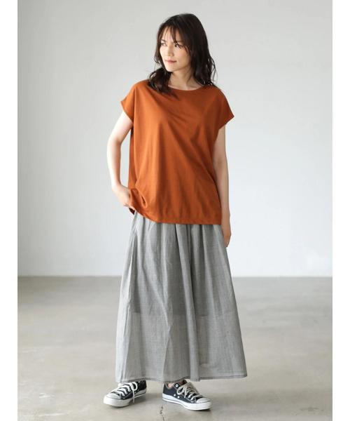 AMERICAN HOLIC(アメリカンホリック)の「EASE BULE クルーネックプルオーバー *(Tシャツ/カットソー・レディース・ブラック/オフホワイト/オレンジ・FREE)」の18枚目の写真