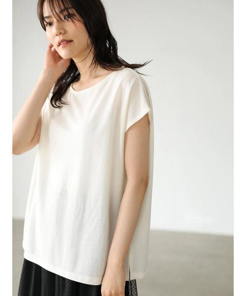 AMERICAN HOLIC(アメリカンホリック)の「EASE BULE クルーネックプルオーバー *(Tシャツ/カットソー・レディース・ブラック/オフホワイト/オレンジ・FREE)」の16枚目の写真