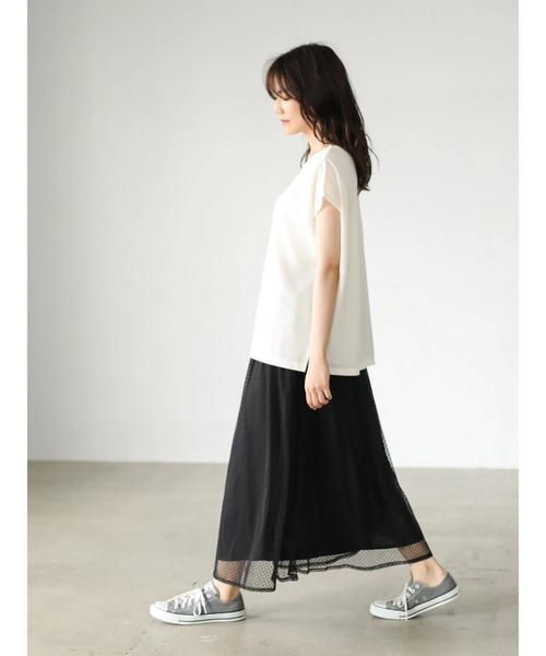 AMERICAN HOLIC(アメリカンホリック)の「EASE BULE クルーネックプルオーバー *(Tシャツ/カットソー・レディース・ブラック/オフホワイト/オレンジ・FREE)」の13枚目の写真