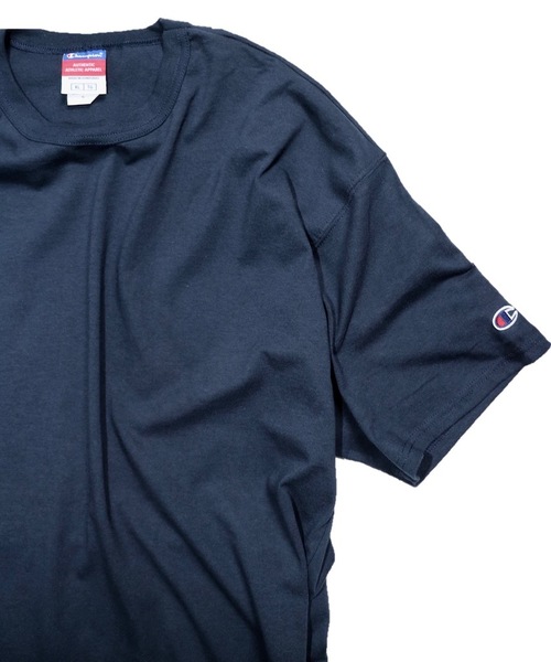 Champion(チャンピオン)の「【ZOZOTOWN限定】CHAMPION/チャンピオン 7OZ HEAVY WIDE TEE(Tシャツ/カットソー)」|ネイビー