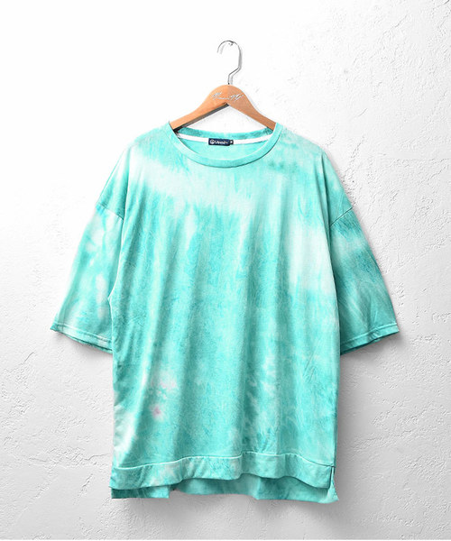 MinoriTY（マイノリティ）の「タイダイビッグシルエットTシャツ ビッグシルエット（Tシャツ/カットソー・メンズ・グレー/グリーン/モカ・M/L）」の11枚目の写真