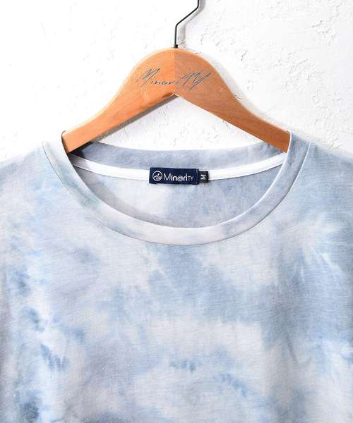 MinoriTY（マイノリティ）の「タイダイビッグシルエットTシャツ ビッグシルエット（Tシャツ/カットソー・メンズ・グレー/グリーン/モカ・M/L）」の13枚目の写真
