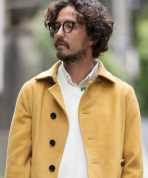 CAMBIO（カンビオ）の「mj6581-ウールメルトンシングルPコート