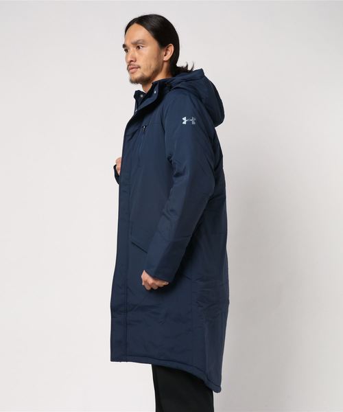 アンダーアーマー コート UA INSULATED LONG COAT UNDER ARMOUR アンダーアーマー ジュニア キッズ 子供 ベンチ