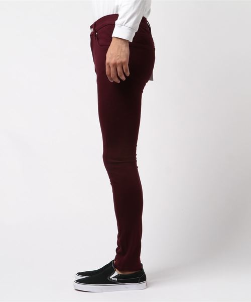 WEGO（ウィゴー）の「WEGO/Active Stretch起毛スーパースキニーパンツ（チノパンツ・メンズ・ブラック/ベージュ/ワイン・MEDIUM/LARGE）」の4枚目の写真
