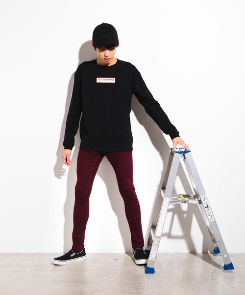 WEGO（ウィゴー）の「WEGO/Active Stretch起毛スーパースキニーパンツ（チノパンツ・メンズ・ブラック/ベージュ/ワイン・MEDIUM/LARGE）」の10枚目の写真