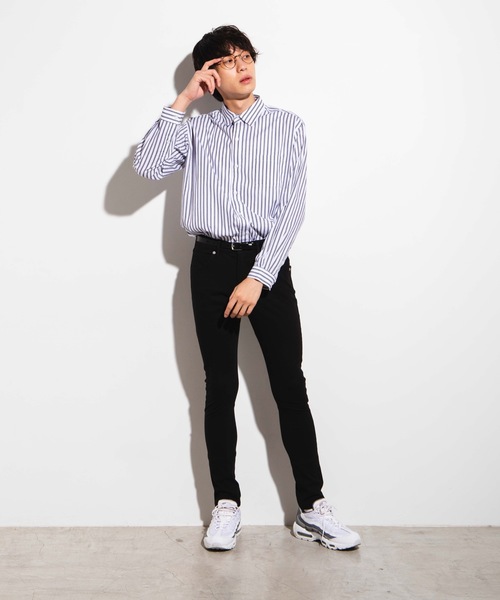 WEGO（ウィゴー）の「WEGO/Active Stretch起毛スーパースキニーパンツ（チノパンツ・メンズ・ブラック/ベージュ/ワイン・MEDIUM/LARGE）」の21枚目の写真