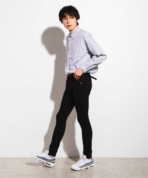 WEGO（ウィゴー）の「WEGO/Active Stretch起毛スーパースキニーパンツ（チノパンツ・メンズ・ブラック/ベージュ/ワイン・MEDIUM/LARGE）」の22枚目の写真