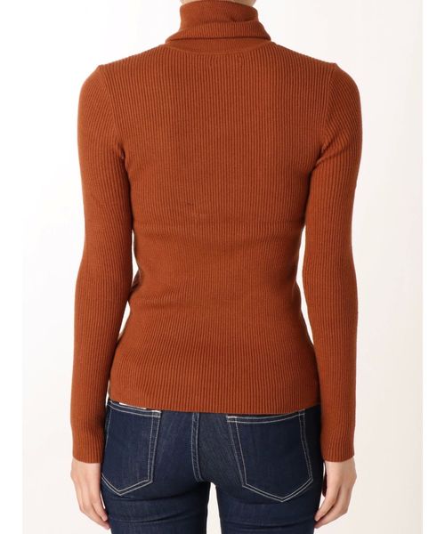 GYDA(ジェイダ)の「リブタートルニットTOPS(ニット/セーター・レディース・ブラック/オフホワイト/オレンジ・FREE)」の19枚目の写真