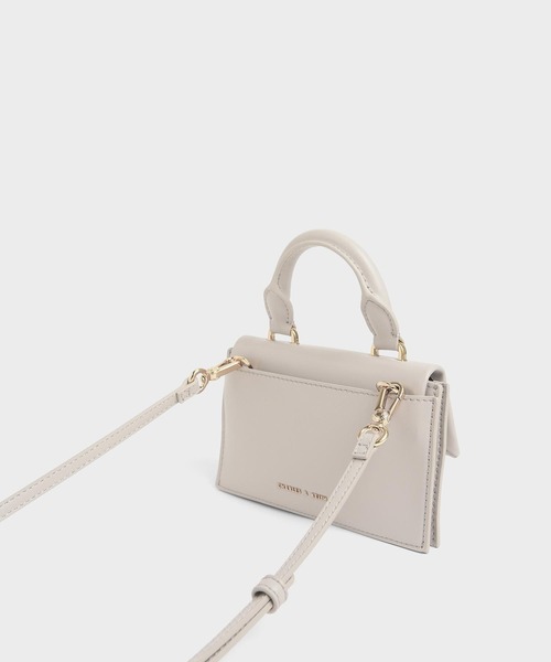 CHARLES & KEITH（チャールズ & キース）の「レクタングラー ベルトバッグ / Rectangular Belt Bag（ショルダーバッグ・レディース・ブラウン/マルチ/アイボリー・S）」の11枚目の写真