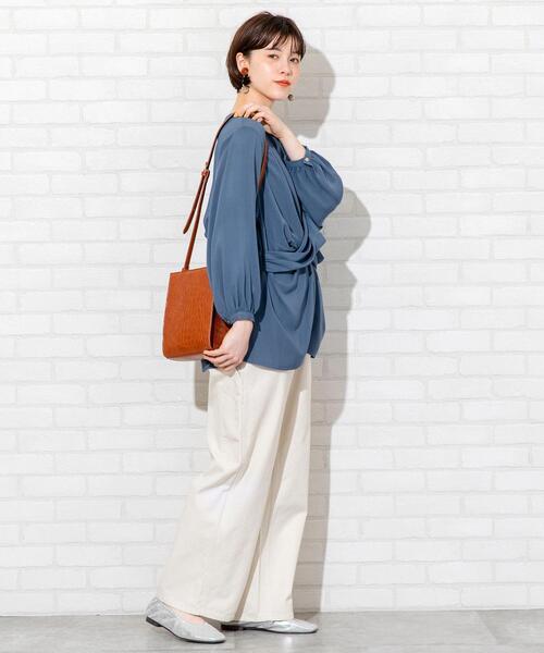 coen(コーエン)の「【WEB限定】スクエアショルダーバッグ(ショルダーバッグ・レディース・ホワイト/ブラック系その他/ブラック/ブラウン系その他/グレー/ナチュラル・FREE)」の12枚目の写真