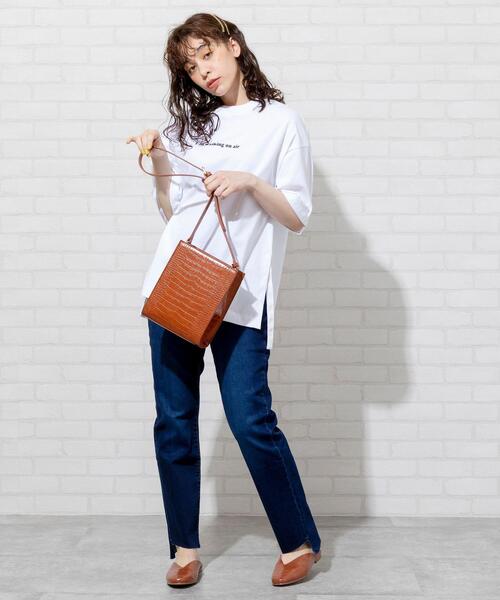 coen(コーエン)の「【WEB限定】スクエアショルダーバッグ(ショルダーバッグ・レディース・ホワイト/ブラック系その他/ブラック/ブラウン系その他/グレー/ナチュラル・FREE)」の8枚目の写真