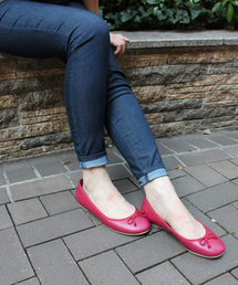 LOWRYS FARM | ○●mikoa LOWRYS FARM●○フェイクレザーベーシックバレエ　549812(バレエシューズ)