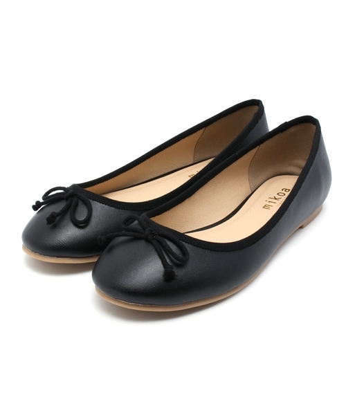 LOWRYS FARM（ローリーズファーム）の「○●mikoa LOWRYS FARM●○フェイクレザーベーシックバレエ　549812（バレエシューズ・レディース・ブラック/ブルー/レッド/ゴールド/オフホワイト/エンジ・MEDIUM/SMALL/LARGE）」の3枚目の写真