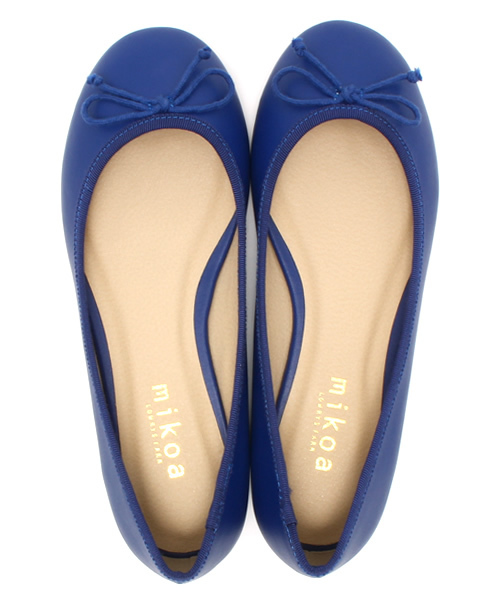 LOWRYS FARM（ローリーズファーム）の「○●mikoa LOWRYS FARM●○フェイクレザーベーシックバレエ　549812（バレエシューズ・レディース・ブラック/ブルー/レッド/ゴールド/オフホワイト/エンジ・MEDIUM/SMALL/LARGE）」の8枚目の写真