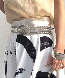 Ameri | CLEAR BALL STUDS BELT(ベルト)