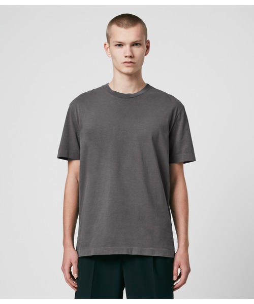 ALLSAINTS（オールセインツ）の「MUSICA CREW T-SHIRT | ミュージカ クルー Tシャツ（Tシャツ/カットソー・メンズ・ライトブルー/グレー系その他/ブラック/グレー系その他3/グレー系その他2・SMALL/MEDIUM/X-SMALL/LARGE）」の2枚目の写真