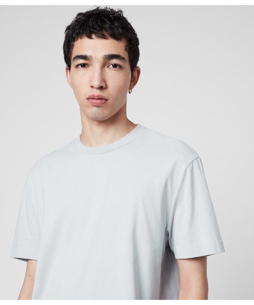 ALLSAINTS（オールセインツ）の「MUSICA CREW T-SHIRT | ミュージカ クルー Tシャツ（Tシャツ/カットソー・メンズ・ライトブルー/グレー系その他/ブラック/グレー系その他3/グレー系その他2・SMALL/MEDIUM/X-SMALL/LARGE）」の16枚目の写真