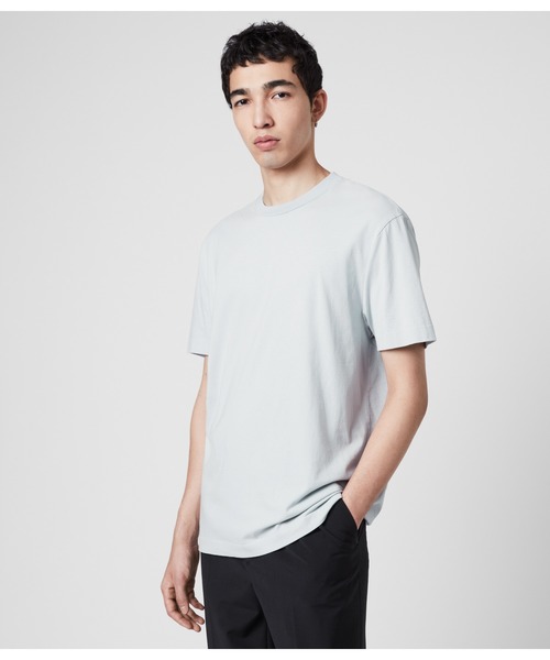 ALLSAINTS（オールセインツ）の「MUSICA CREW T-SHIRT | ミュージカ クルー Tシャツ（Tシャツ/カットソー・メンズ・ライトブルー/グレー系その他/ブラック/グレー系その他3/グレー系その他2・SMALL/MEDIUM/X-SMALL/LARGE）」の18枚目の写真