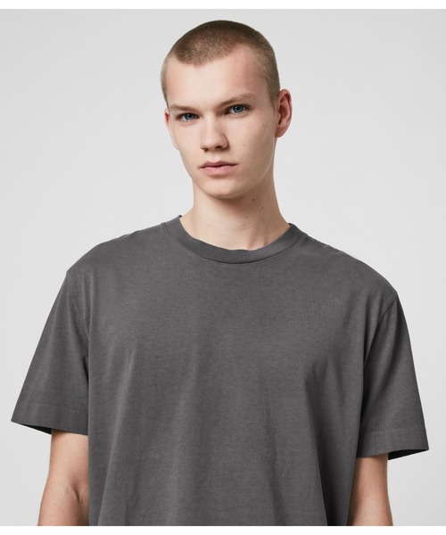 ALLSAINTS（オールセインツ）の「MUSICA CREW T-SHIRT | ミュージカ クルー Tシャツ（Tシャツ/カットソー・メンズ・ライトブルー/グレー系その他/ブラック/グレー系その他3/グレー系その他2・SMALL/MEDIUM/X-SMALL/LARGE）」の14枚目の写真