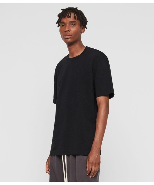 ALLSAINTS（オールセインツ）の「MUSICA CREW T-SHIRT | ミュージカ クルー Tシャツ（Tシャツ/カットソー・メンズ・ライトブルー/グレー系その他/ブラック/グレー系その他3/グレー系その他2・SMALL/MEDIUM/X-SMALL/LARGE）」の6枚目の写真