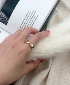 2ラインツイストモチーフリング K10（リング）｜Lilas（リラ）の