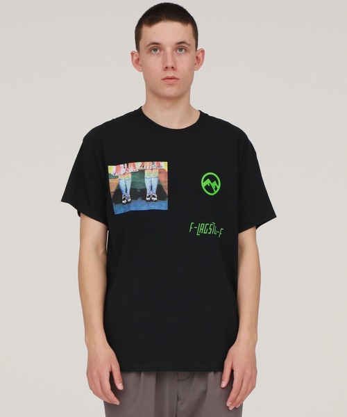 F-LAGSTUF-F（フラグスタフ）の「【F-LAGSTUF-F】TWIN Tee / 20SS-FS-66（Tシャツ/カットソー・メンズ・ホワイト/ブラック・MEDIUM/LARGE/LL）」の15枚目の写真