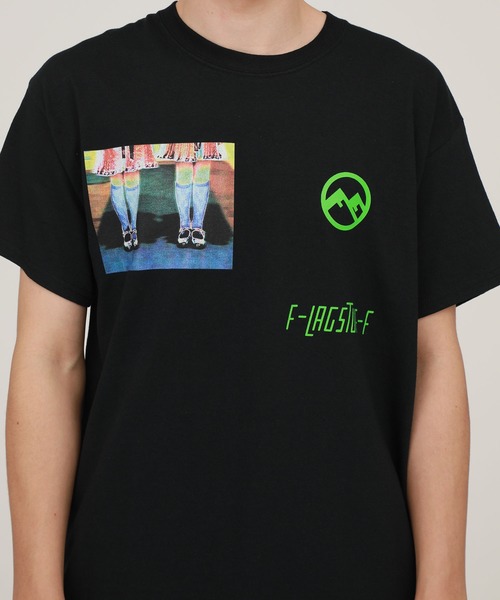 F-LAGSTUF-F（フラグスタフ）の「【F-LAGSTUF-F】TWIN Tee / 20SS-FS-66（Tシャツ/カットソー・メンズ・ホワイト/ブラック・MEDIUM/LARGE/LL）」の8枚目の写真
