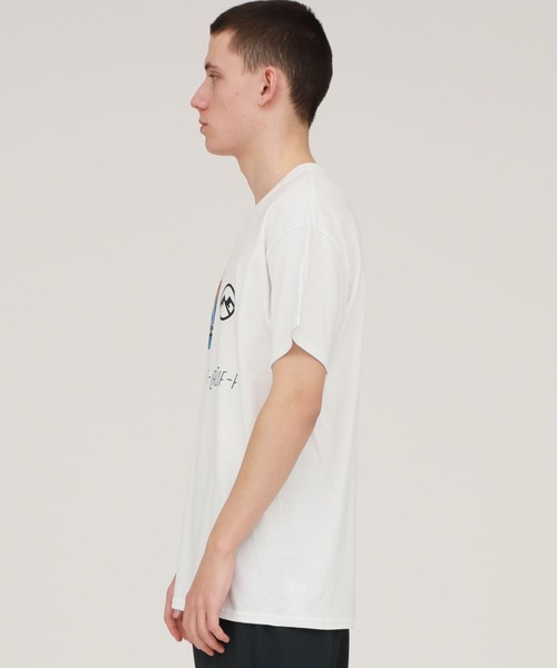 F-LAGSTUF-F（フラグスタフ）の「【F-LAGSTUF-F】TWIN Tee / 20SS-FS-66（Tシャツ/カットソー・メンズ・ホワイト/ブラック・MEDIUM/LARGE/LL）」の4枚目の写真