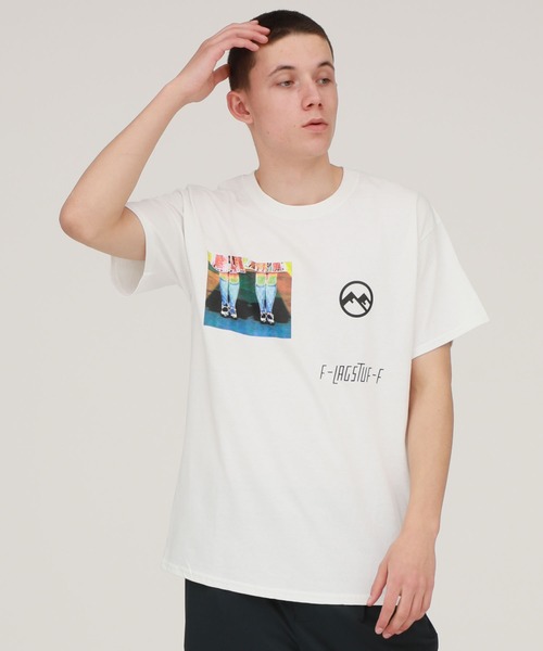 F-LAGSTUF-F（フラグスタフ）の「【F-LAGSTUF-F】TWIN Tee / 20SS-FS-66（Tシャツ/カットソー・メンズ・ホワイト/ブラック・MEDIUM/LARGE/LL）」の22枚目の写真