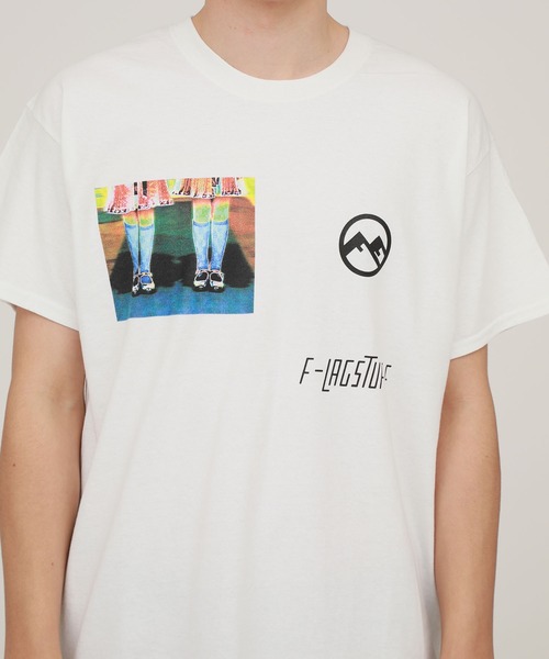 F-LAGSTUF-F（フラグスタフ）の「【F-LAGSTUF-F】TWIN Tee / 20SS-FS-66（Tシャツ/カットソー・メンズ・ホワイト/ブラック・MEDIUM/LARGE/LL）」の18枚目の写真