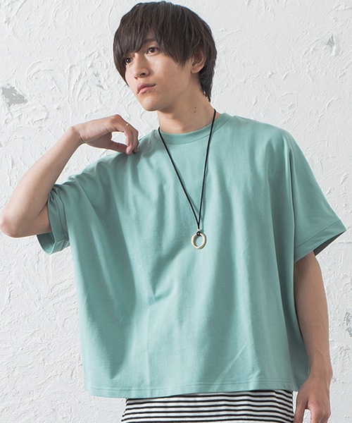 メンズ半袖インレイミニ裏毛ビッグシルエットドルマンスリーブtシャツ Tシャツ カットソー Minority マイノリティ のファッション通販 Zozotown