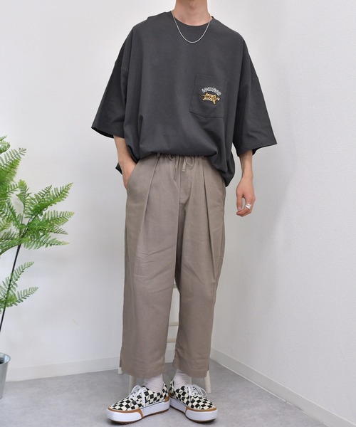 tiny tan バックプリント　トレーナー上下セット　グレー　ジョガーパンツ tiny tan バックプリント トレーナー上下セット グレー ジョガー