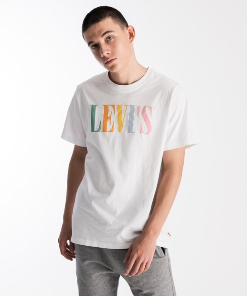 Levi's(リーバイス)の「RELAXED GRAPHIC TEE 90'S SERIF LOGO D3 W(Tシャツ/カットソー・メンズ・マルチ・S/M/L/XL)」の2枚目の写真
