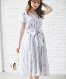 Tocco Closet トッコ クローゼットのワンピース ドレス ブルー ネイビー 青色系 花柄 ボタニカル柄 通販 Zozotown