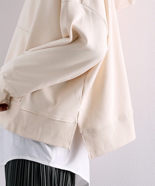 classicalelf（クラシカルエルフ）の「【セットアップ】無地プルオーバー半袖パーカーor長袖パーカー+キャミソール 2点セットアップ（パーカー・レディース・グリーン系その他2/ブラック系その他2/ブラウン系その他2/ブラック系その他/ブラウン系その他/ベージュ系その他/ベージュ系その他2/グリーン系その他/ホワイト系その他2・LARGE/MEDIUM/X-LARGE）」の16枚目の写真