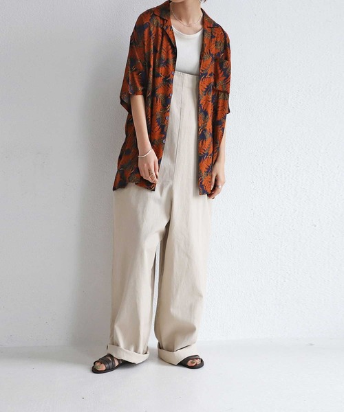 antiqua(アンティカ)の「リーフ柄シャツ(シャツ/ブラウス・レディース・ブルー系その他・FREE)」の10枚目の写真