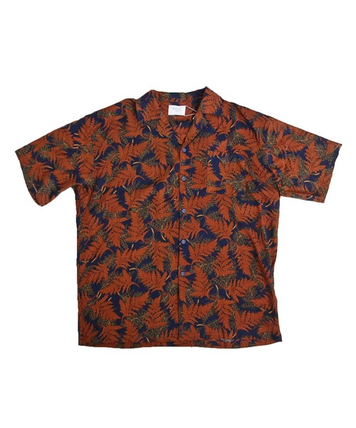 antiqua(アンティカ)の「リーフ柄シャツ(シャツ/ブラウス・レディース・ブルー系その他・FREE)」の7枚目の写真