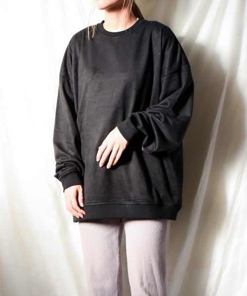 TRAP/U （トラップユー）の「《TRAP/U》ドルマンテープ　スウェット（スウェット・レディース・ベージュ/ブラウン/オフホワイト/ブラック・MEDIUM/LARGE）」の11枚目の写真