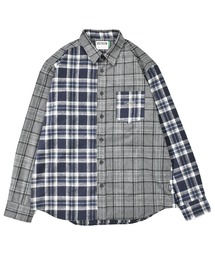 DOUBLE STEAL | Switch Check SHIRTS(シャツ/ブラウス)