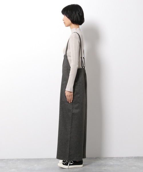 LAKOLE（ラコレ）の「カオチンツイルサロペット / LAKOLE（サロペット/オーバーオール・レディース・ダークブラウン/ブラウン/ライトベージュ・SMALL/MEDIUM）」の13枚目の写真