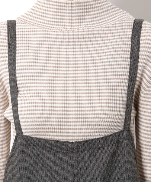 LAKOLE（ラコレ）の「カオチンツイルサロペット / LAKOLE（サロペット/オーバーオール・レディース・ダークブラウン/ブラウン/ライトベージュ・SMALL/MEDIUM）」の15枚目の写真