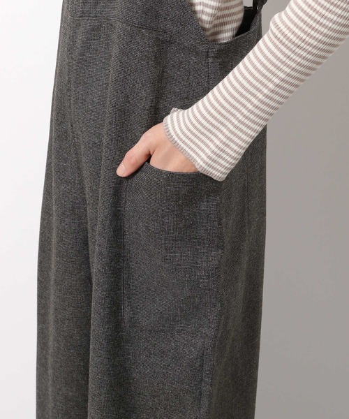 LAKOLE（ラコレ）の「カオチンツイルサロペット / LAKOLE（サロペット/オーバーオール・レディース・ダークブラウン/ブラウン/ライトベージュ・SMALL/MEDIUM）」の16枚目の写真