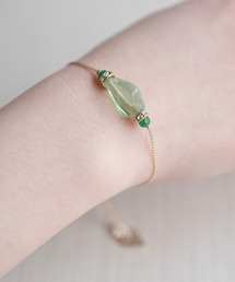 【SPICY COLORS】天然石の華奢ブレス