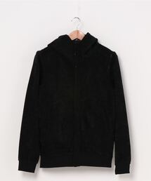 FranCisT_MOR.K.S.（フランシストモークス）の「FranCisT_MOR.K.S./フランシストモークス/フェイクレザー x Croco Embossed x Mole Knit HYBRID HOODED JACKET（ブルゾン・メンズ）」