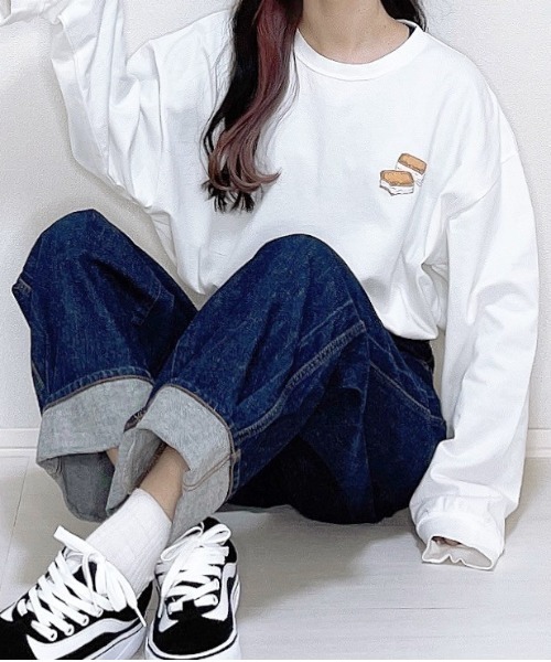 セール ファッションインフルエンサー ０１７ ティータイムロンt Made In Inter Factory Tシャツ カットソー Inter Factory インターファクトリー のファッション通販 Zozotown