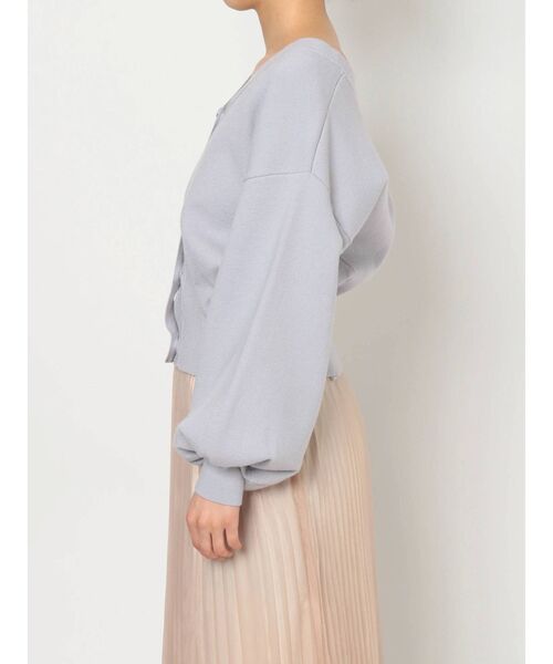 dazzlin（ダズリン）の「2WAYタックカーデニットトップス（カーディガン/ボレロ・レディース・ブラウン/オフホワイト/ピンク/ブルー/グリーン・FREE）」の13枚目の写真